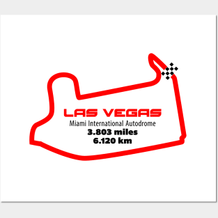 Las Vegas Track Graphic Posters and Art